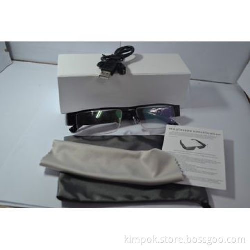 Super slim eye-wear glasses camera with HD 1,920 x 1,080P and H.264 format